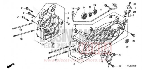 CARTER MOTEUR (FES1253-5) (FES1503-5) FES1255 de 2005
